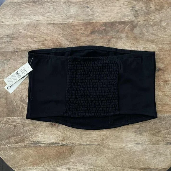 NEW 2Pc 20 (XXL) Black Tube Top & Short Set - Picture 3 of 10